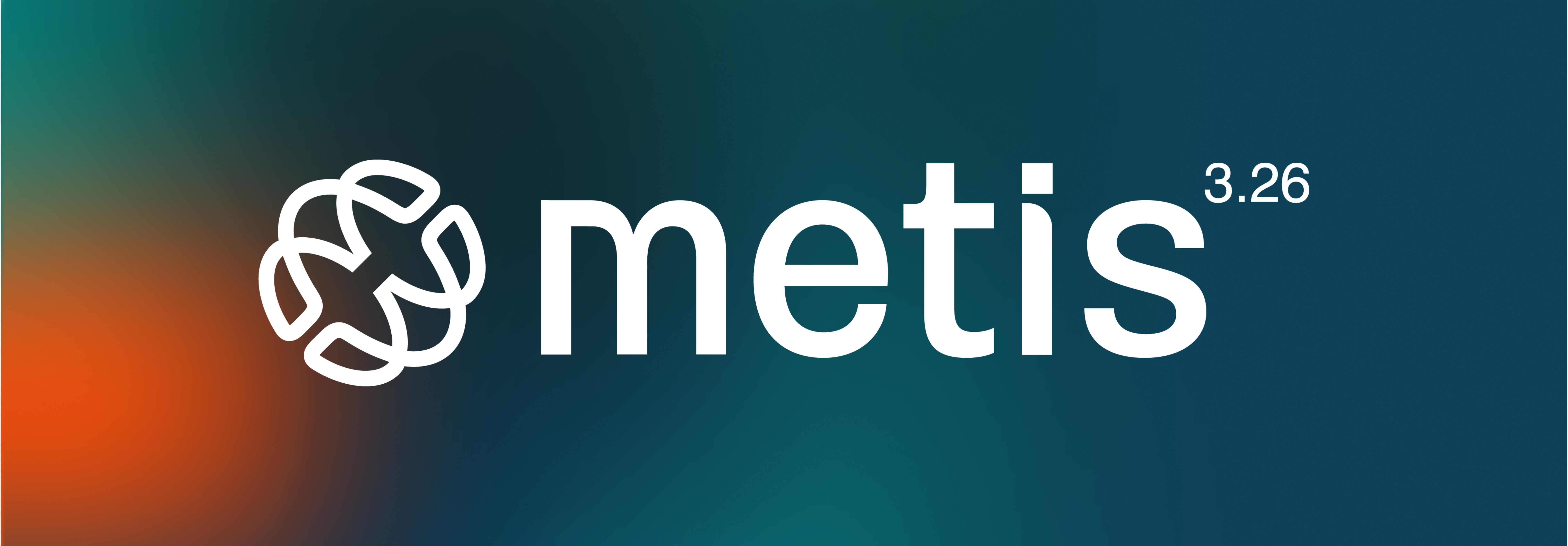Logo Metis 3.26 con sfondo